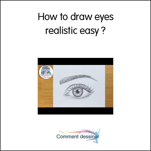 How to draw eyes realistic easy